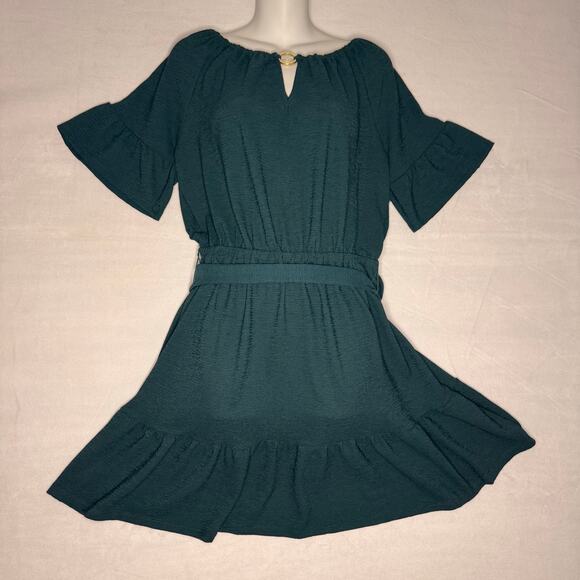 Michael Kors Dresses & Skirts - Green Michael Kors Blouson Petite L Dress